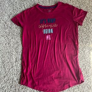 Like new super soft women’s S/M “It’s Very Expensive Being Me” nightgown tee!